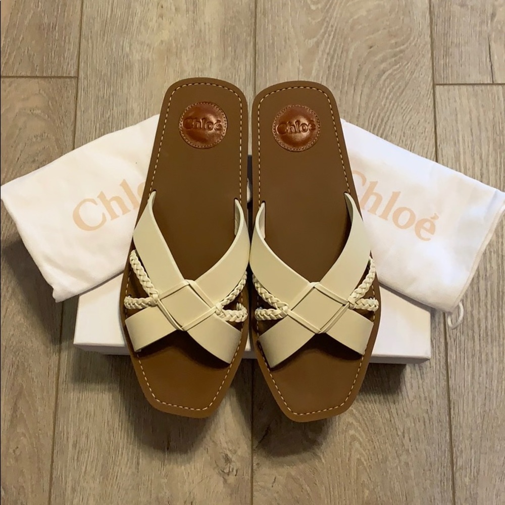Chloe Woody Sandals NWT AND BOX, Size 42 - Picture 4 of 5